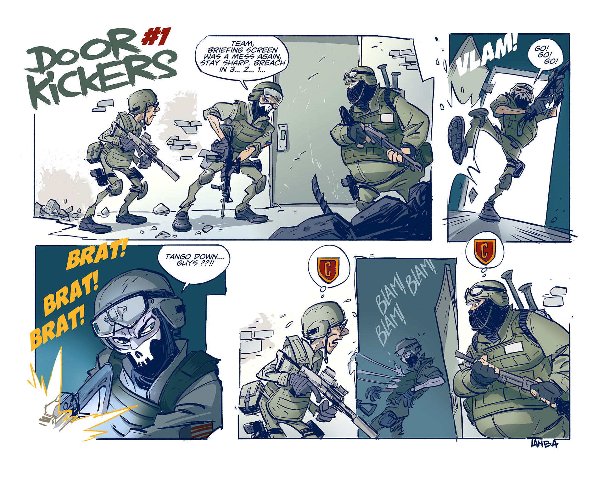 Introducing Door Kickers – The Web Comic